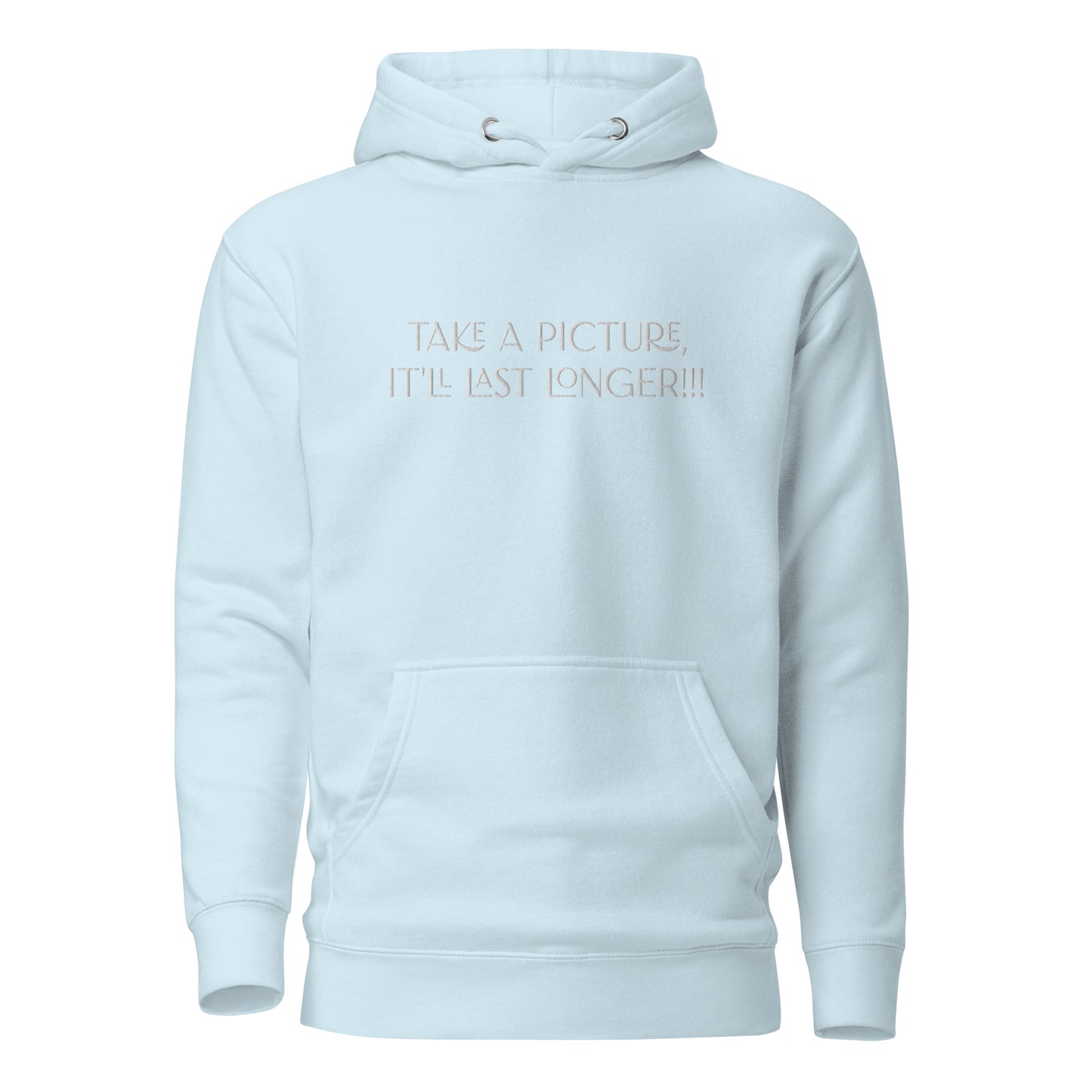 A'Savoir Embroidery Hoodie - "Take a picture"